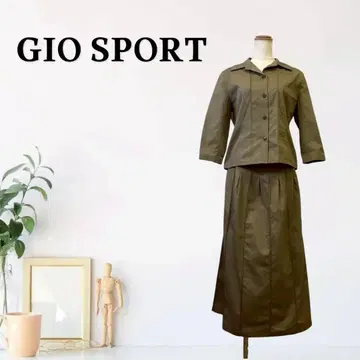 zG735 [L] GIO SPORT 셋업 7부 소매 세미 플레어