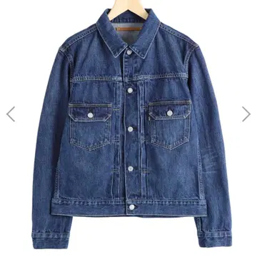 사이 베이직 셀비치 데님 유즈드 워시 자켓 G 자켓