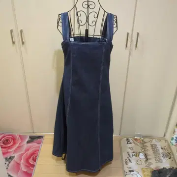 데님 살로펫 원피스