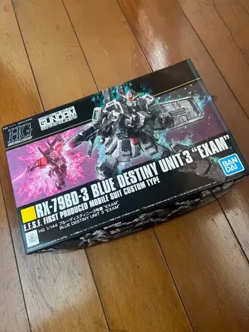 미개봉 새상품 HG RX-79BD-3 블루 디스티니 3호기 'EXAM'