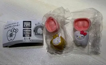 산리오 모두 함께 되자! 치아 골드 키티