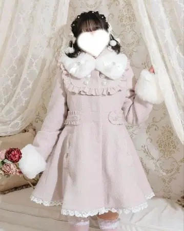 노에미 퍼 핑크 롱 코트