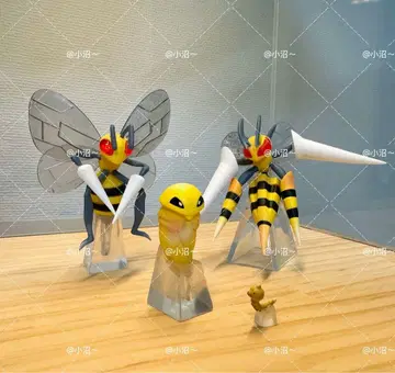 포켓몬 스케일 월드 비드루 진화 세트 1/20 사이즈 PVC제