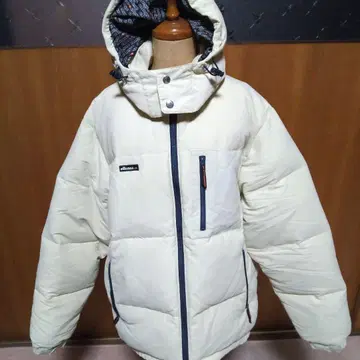 ellesse 남성용 후드 부착 다운 자켓