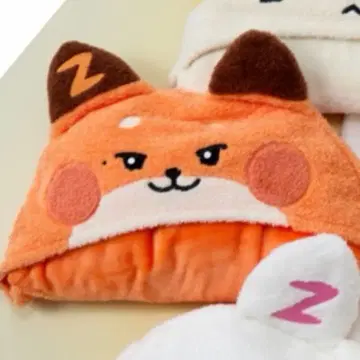 zeroni 후드 부착 담요 튀니니 메튀