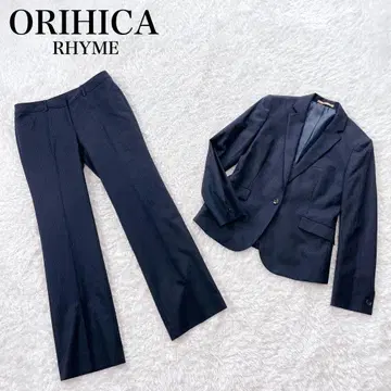 새상품급 오리히카 라임 팬츠 수트 셋업 스트라이프