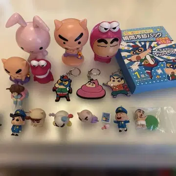 짱구는 못말려(크레용 신짱) 피규어 키링 세트