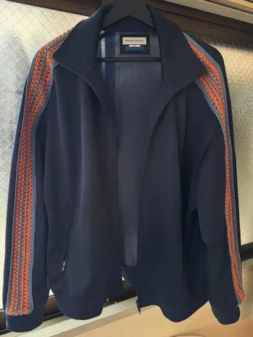 [ 새상품급 ] MAISON SPECIAL 트랙 자켓 네이비