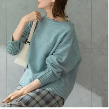 URBAN RESEARCH ROSSO 엑스트라 파인 백 슬릿 니트