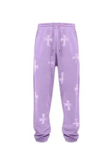 가격 인하 PURPLE CROSS RHINESTONE JOGGER
