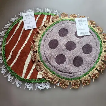 치카자와 레이스 타월 손수건 코나몬 손수건 2장 세트