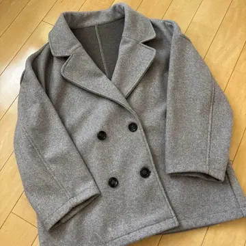 그레이지 더블 버튼 코트 M 사이즈