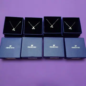Swarovski 펜던트 목걸이 4세트