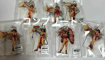 시라누이 마이 복권 콜렉션 아크릴 키링 7종 컴플리트 SNK KOF