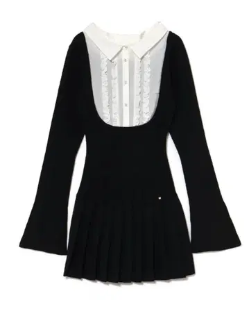 andmary Lotta frill mini dress