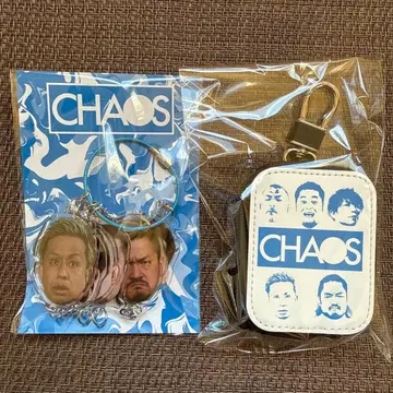 신일본 프로레슬링 CHAOS 6연 아크릴 키링 & PU 미니 파우치 세트