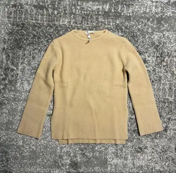 amomento 아모멘토 한국 니트 울 나일론 베이지