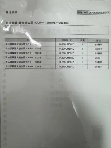 사법시험 논문 기출문제 마스터 2019~2024년 이토