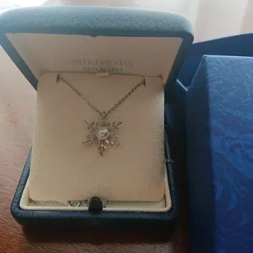 MIKIMOTO 눈꽃 목걸이 진주 포함