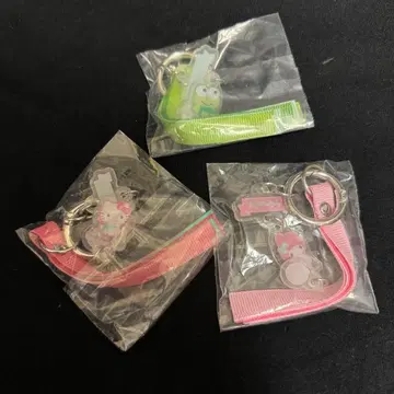 산리오 미니 참 포함 리본 태슬 Part.1 키티 마이멜로디 3종