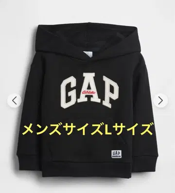 [ 완판템 ] GAP 30th Anniversary 로고 후드티 블랙 L