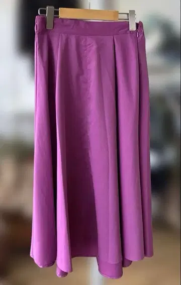 Bou Jeloud 퍼플 플레어 스커트