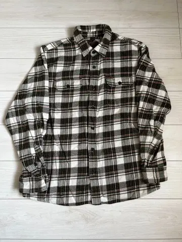 ORVIS 플란넬 셔츠 뱀 플란넬 체크 셔츠 90s 00s