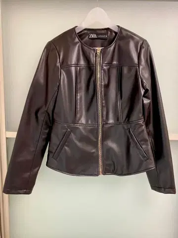 ZARA 가죽 자켓 L 사이즈 블랙