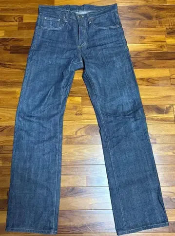 BLUE LABEL UNITED ARROWS 스트레이트 데님 다크 블루