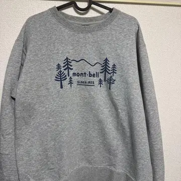 mont-bell 그레이 스웨트 셔츠 XL