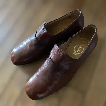 워싱턴 브라운 가죽 드레스 슈즈