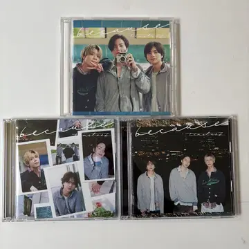 timelesz because CD 초회반 AB 일반ver