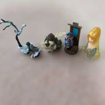 은하철도 999 피규어 4개 세트