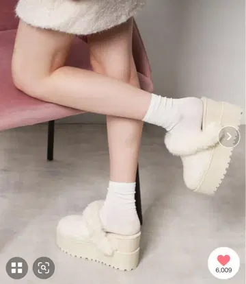 에스페란자 통굽 2WAY 페이크 무스탕 사보 S