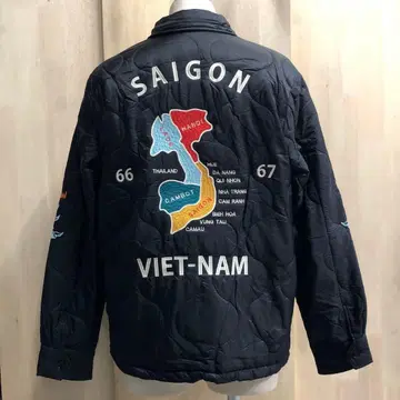 HOUSTON 휴스턴 베트남 자켓 퀼팅 베트남 자켓 맵