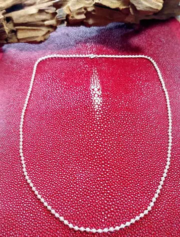 실버 볼 체인 목걸이 약 45cm