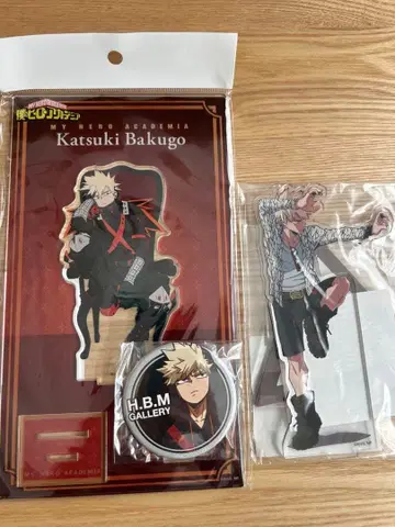 바쿠고 카츠키 히로아카 아크릴 스탠드 배지 점프 페스타 앉아! 의자