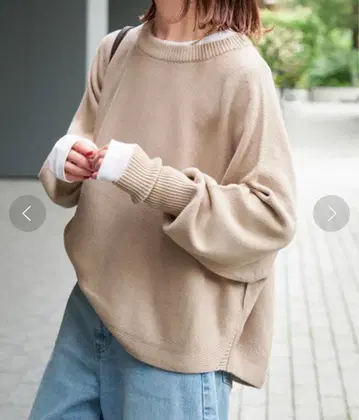 [ 새상품급 ] 스픽 앤 스팬 벌키 얀 돌먼 롱 리브 니트