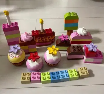레고 듀플로 케이크 세트 65피스 묶음 판매