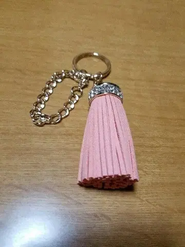 핑크 태슬 키 참
