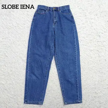 슬로브 이에나 데님 팬츠 하이웨스트 색스 블루 38 M 상당