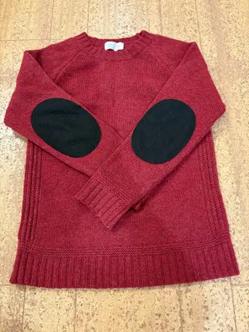 soglia 소리아 니트 엘르 패치 S 크루넥