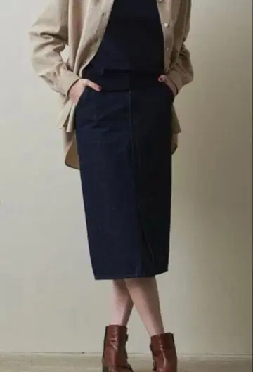 Steven Alan 14OZ DENIM TIGHT SKIRT