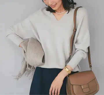 베스트셀러 리브 드와 울 100 백 볼륨 니트 라이트 그레이