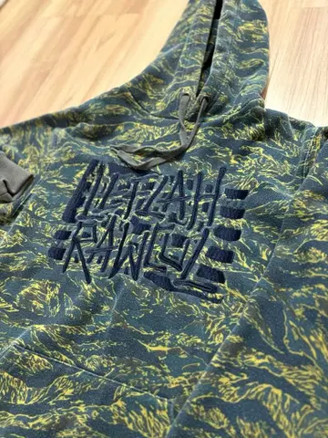 LEFLAH 카모플라주 패턴 후드티 L 사이즈