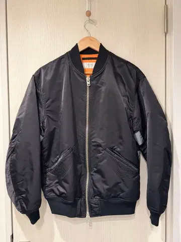 SANDINISTA 리버서블 블랙 MA-1 자켓 S 사이즈