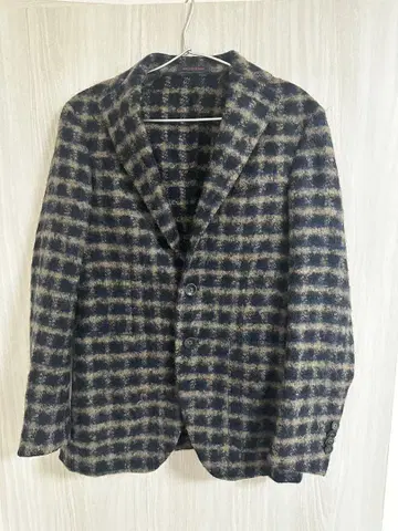 THE GIGI 체크 무늬 테일러드 자켓