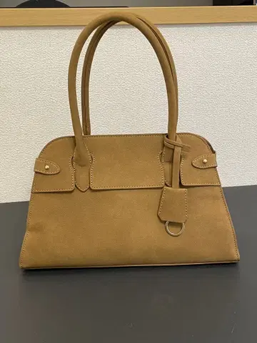 브라운 심플 핸드백