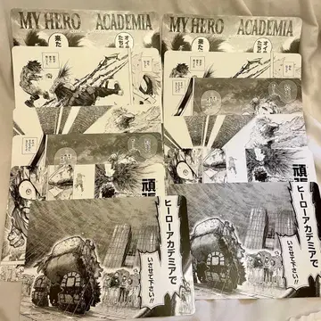 히로아카 42권 완결 기념 애니메이트 특전 명장면 카드 6종 2세트