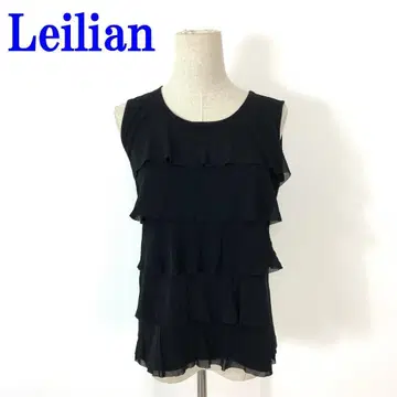 레리안 슬리브리스 티셔츠 블랙 코튼 폴리우레탄 9 C3975